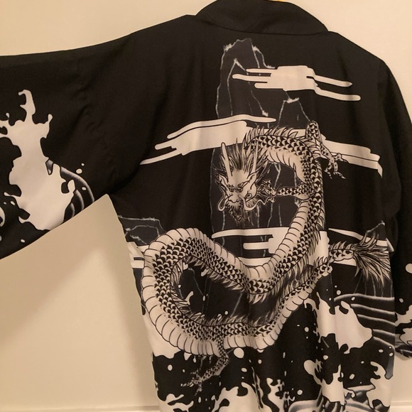 Vintage Dragon Kimono Jacket - Picture 1 of 5